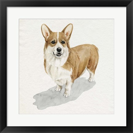 Framed Pup for the Queen II Print