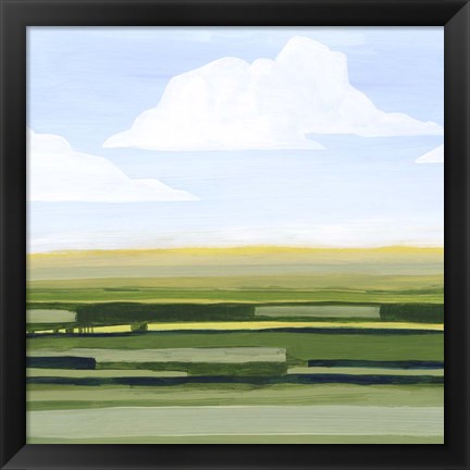 Framed Pastoral Glow II Print