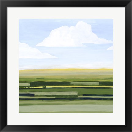 Framed Pastoral Glow II Print