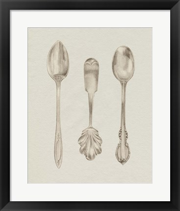 Framed Silver Spoon II Print