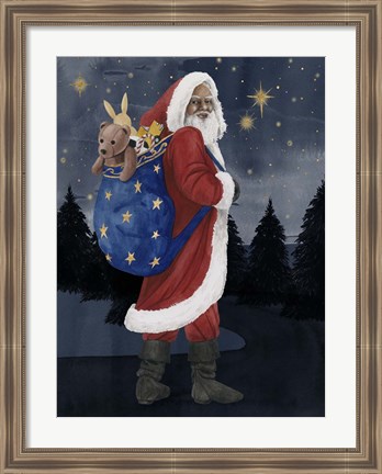 Framed Celestial Christmas II Print