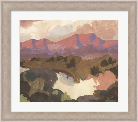 Framed Hawksbill River View I Print