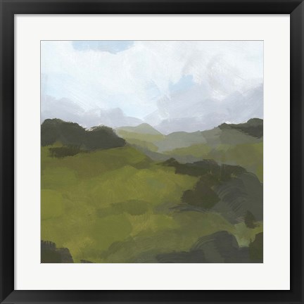 Framed Powell Valley I Print