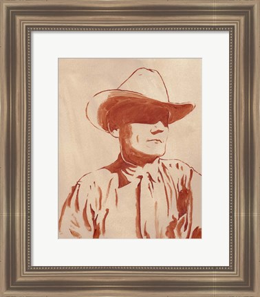 Framed Man of the West I Print