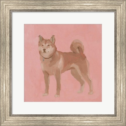 Framed Shiba Inu II Print