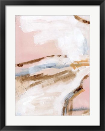 Framed Salt Flat Tracks II Print