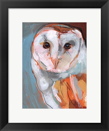 Framed Optic Owl II Print