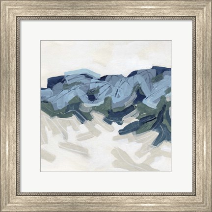 Framed Mountain Strata II Print