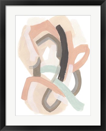 Framed Pastel Signal IV Print