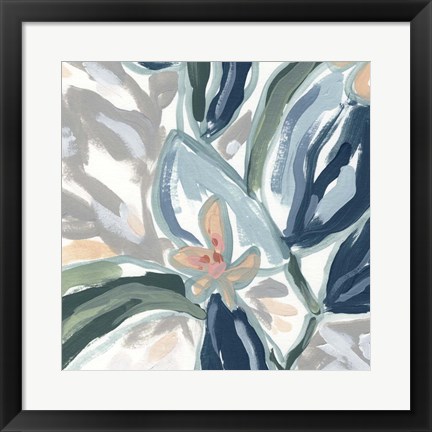 Framed Expressive Garden III Print