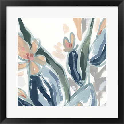 Framed Expressive Garden IV Print