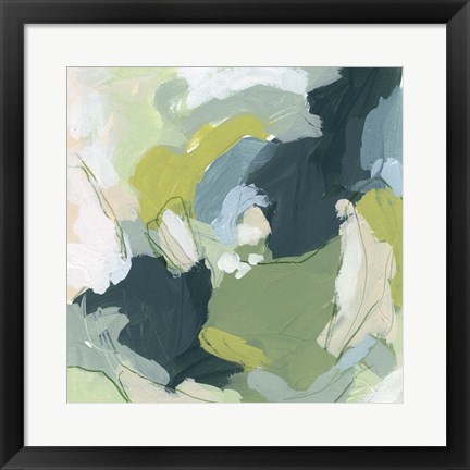 Framed Emerald Storm II Print