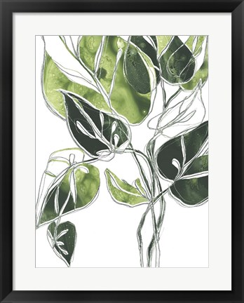 Framed Expressive Palm II Print