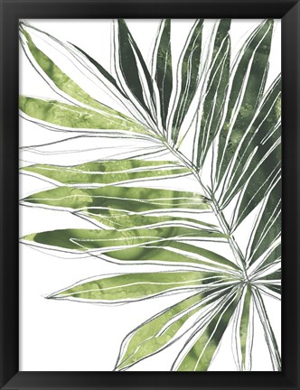 Framed Expressive Palm IV Print