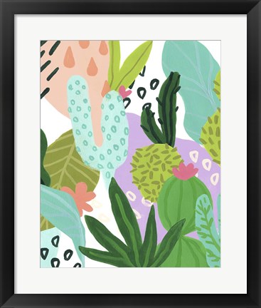 Framed Party Plants III Print