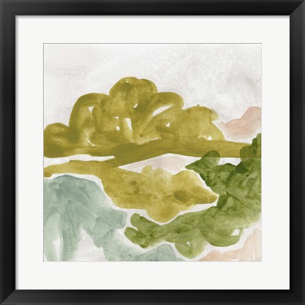 Framed Landscape Cameo VI Print