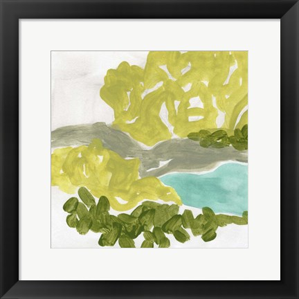 Framed Landscape Cameo VII Print