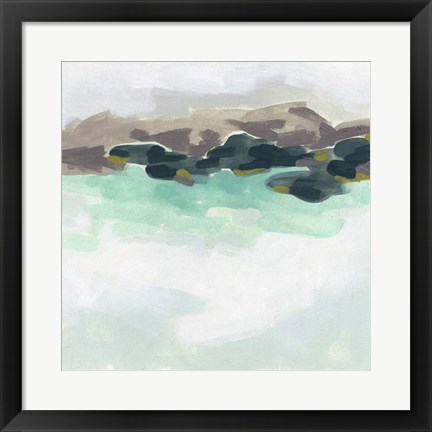 Framed Sea Glass Coast II Print