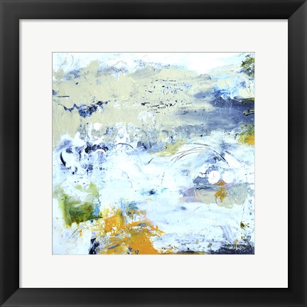 Framed Abstract Beach Print