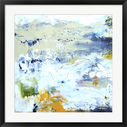 Framed Abstract Beach Print