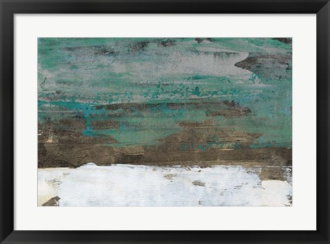 Framed Patina Shimmer I Print