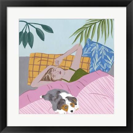 Framed Lazy Afternoon III Print