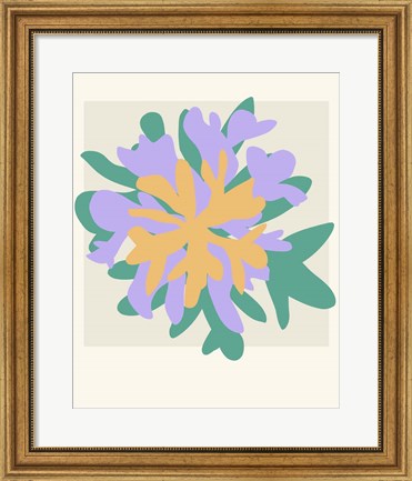 Framed Coral Bloom I Print