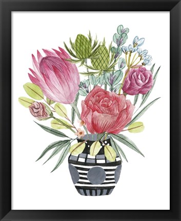 Framed Protea Awakening I Print