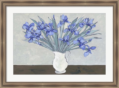 Framed Van Gogh Irises I Print