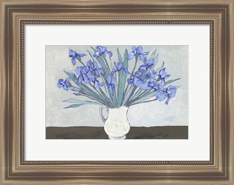 Framed Van Gogh Irises II Print