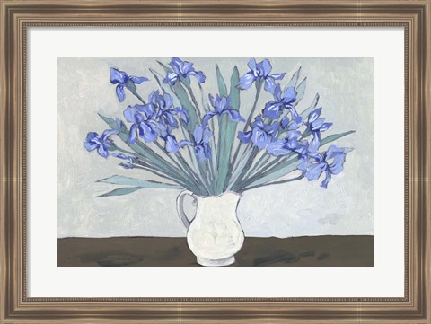 Framed Van Gogh Irises II Print