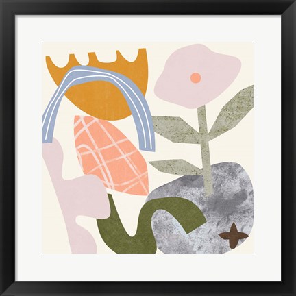 Framed Lunar Flower II Print