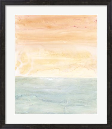 Framed Sunny Horizon I Print
