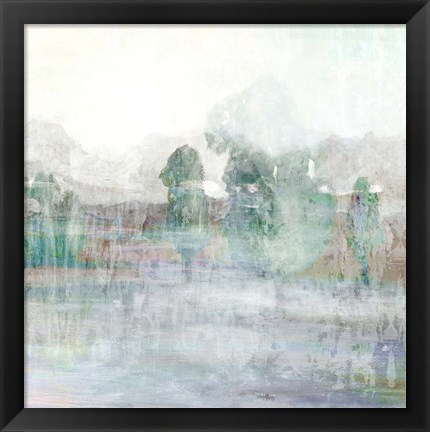 Framed Distant Pond II Print