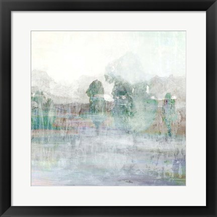 Framed Distant Pond II Print