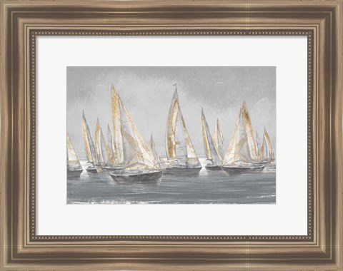 Framed Sailing Horizon Print