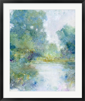 Framed Tranquil Stream I Print