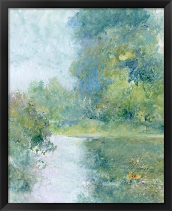 Framed Tranquil Stream II Print