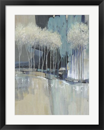 Framed Whimsical Treeline I Print