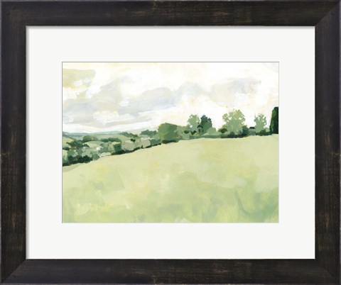 Framed Pearly Pasture II Print