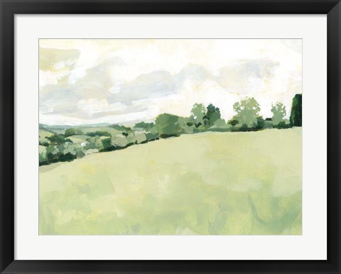 Framed Pearly Pasture II Print