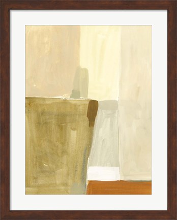 Framed Neutral Block II Print