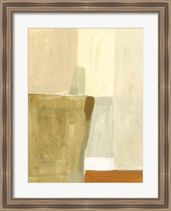 Framed Neutral Block II Print