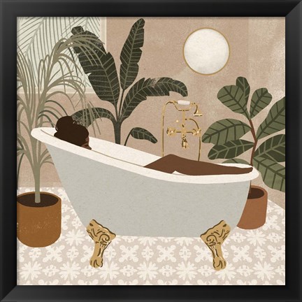 Framed Home Spa III Print