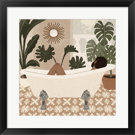 Framed Home Spa IV Print