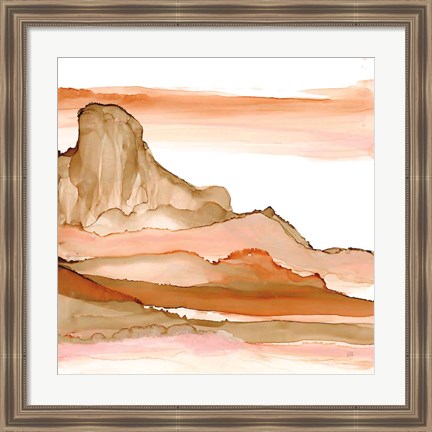 Framed Desertscape V Print