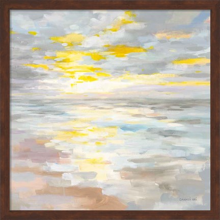 Framed Sunup on the Sea Print
