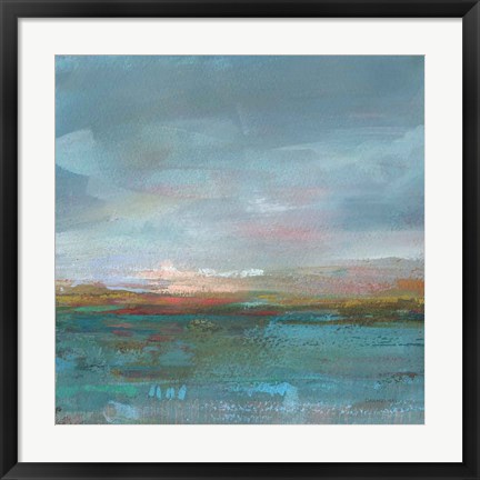 Framed Open Water Sunrise Print