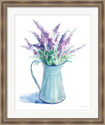 Framed Farmstand Lavender Print