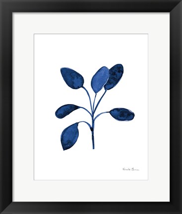 Framed Fresh and Blue VII Print